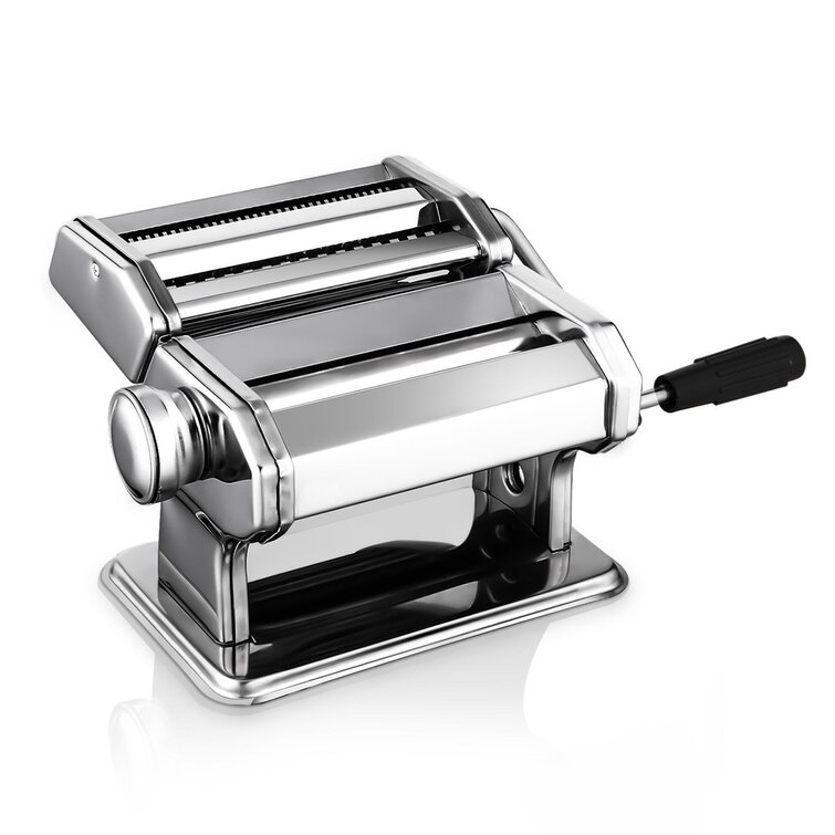 DreamDwell Home Manual Pasta Maker with 4 Attachments