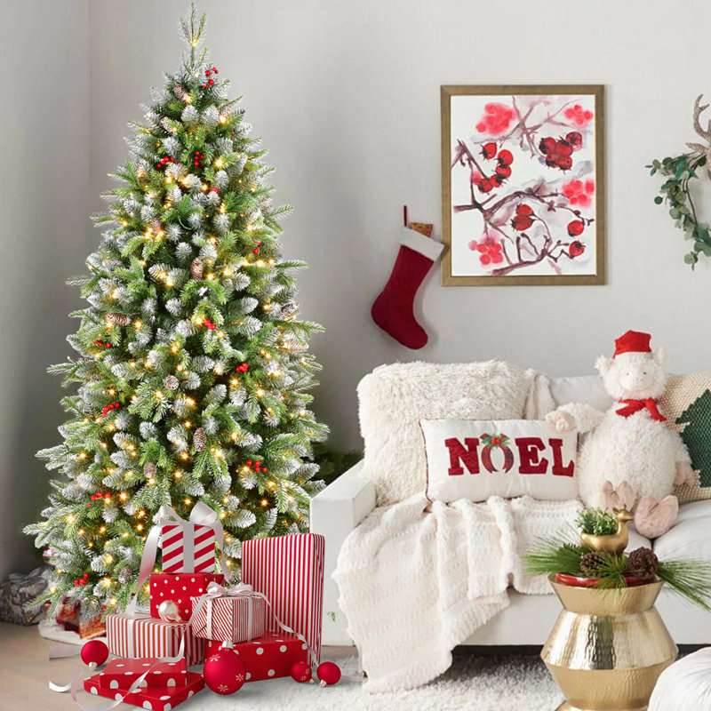 Arbre de Noël artificiel illuminé 6 pi