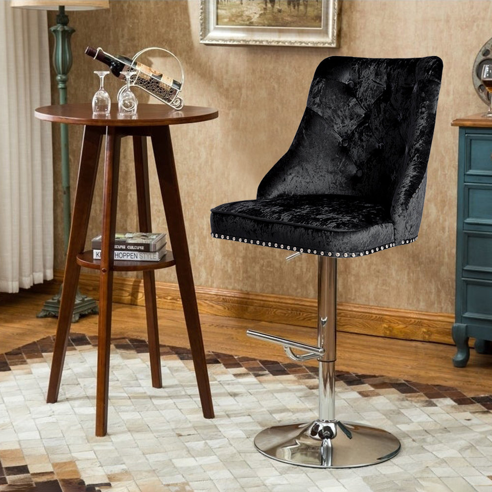 Alaniz Height Adjustable Swivel Bar Stool Counter Stool