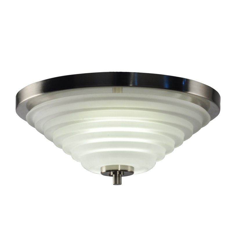 Soloman Glass Flush Mount