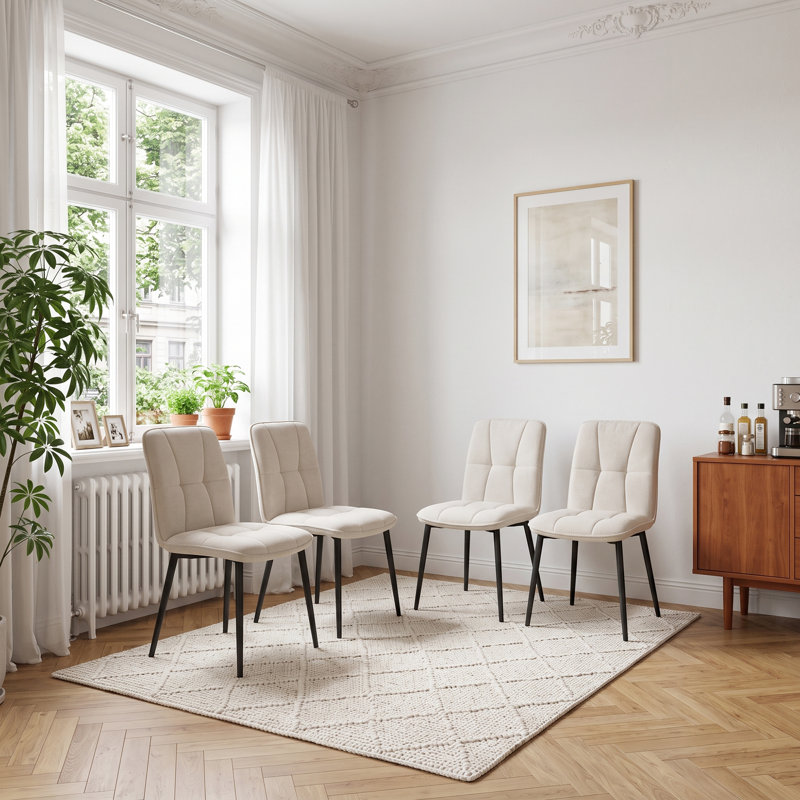 Chaise de salle à manger Nordic, White
