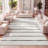 Melvis Minimalist Stripe Cream/Black Rug-1333048086