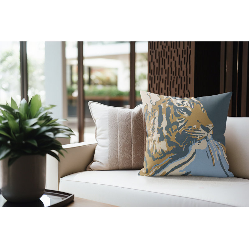 Coussin d'intérieur Leon, Marée de midi, 20 x 20