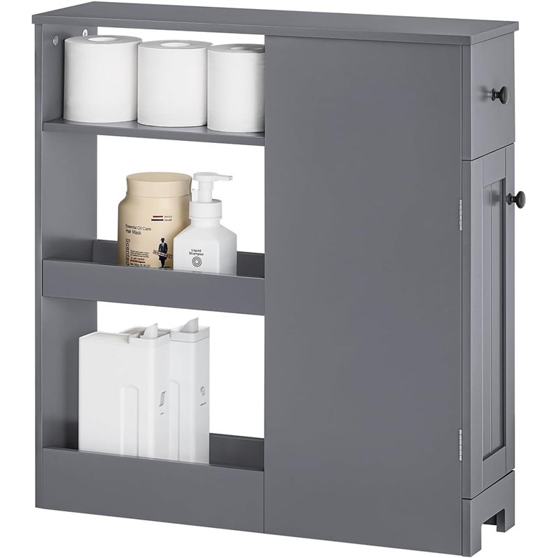 Magavern Bathroom Cabinet, Dark Grey
