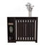 Armoire pour radiateur, 3 tablettes, wengé noir-123460239