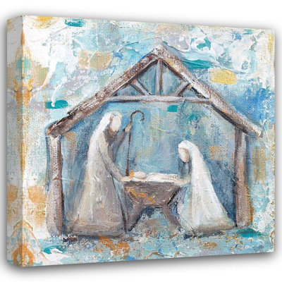 Trinx Kissell, Mackenzie Gallery Wrapped Canvas Art Titled: Nativity
