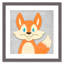 «Cheery Fox», impression sur papier-47842075-47842084