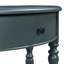 Console Trexm Farmhouse en demi-lune avec tiroir et tablette rustique-124923095