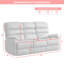 Blanche 3 Seater Electric Reclining Sofa