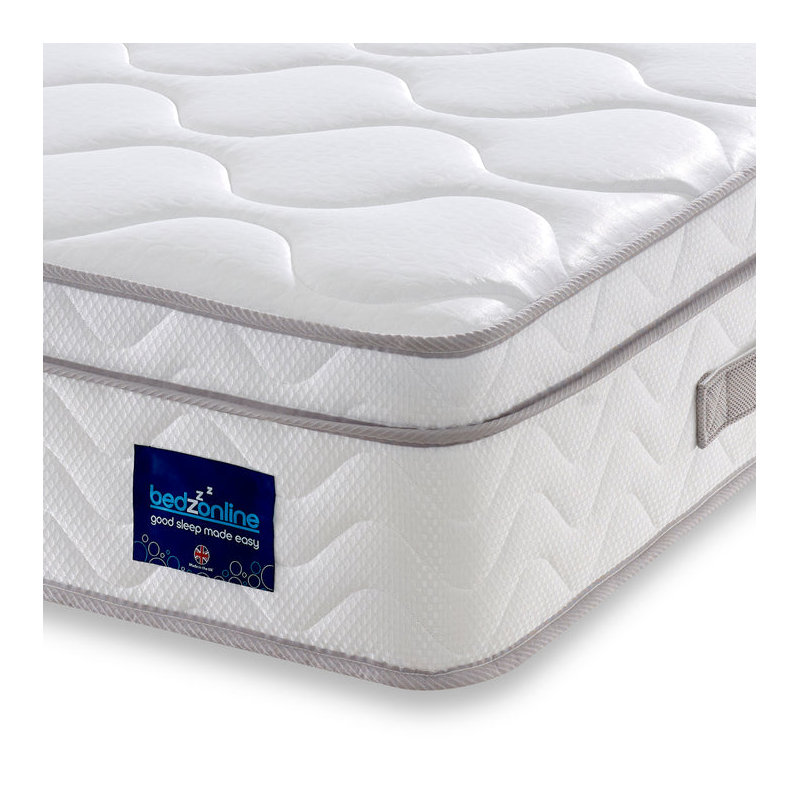 Wavy Knit Pocket Mattress, Medium-Firm, Double (4'6)