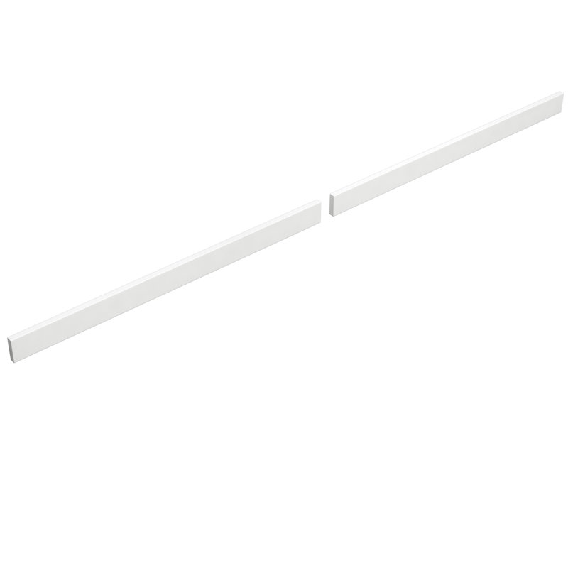 Replacement 84 inch Backsplash, White Quartz