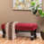 Tissu rouge sélectionné
