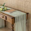 Lot de 2 chemins de table en mousseline vert sauge de 3 mètres (120 pouces) pour décoration de fête ou de maison