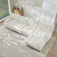 Canapé modulaire modulaire en forme de L de 138 po en forme de L avec repose-pieds 4 places, canapé en chenille profonde avec coussin en treillis confortable, chambre et appartement-329257665