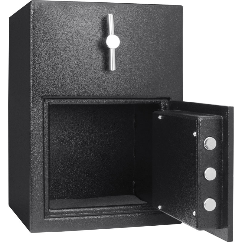 1.15 CUBIC FT ROTARY HOPPER KEYPAD DEPOSITORY SAFE