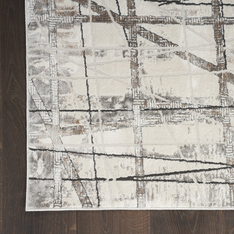 Prindle Abstract Indoor Rug, Rectangle 9' x 12'
