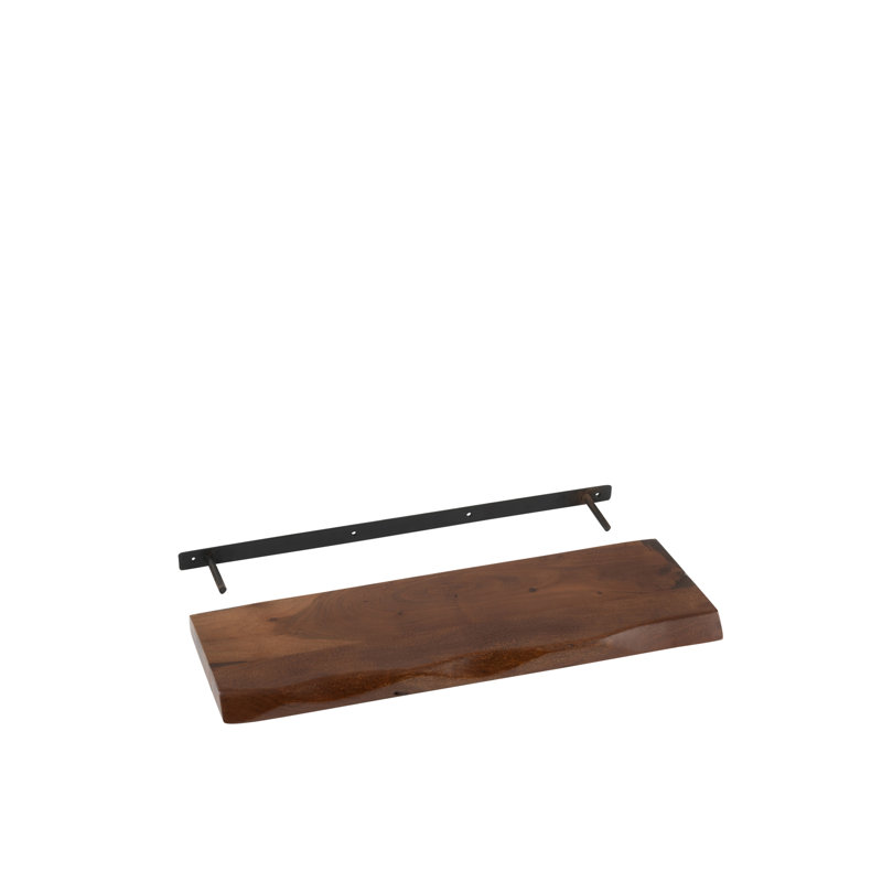 Skandar Acacia Solid Wood Floating Shelf
