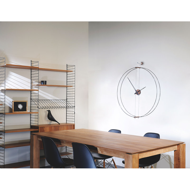 Barcelona Solid Wood Analog Wall Clock