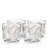 Beau Crystal Lowball Tumblers