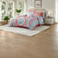 Ensemble de literie Boho Coral, édredon en polyester pour chambre à coucher moderne