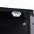 Black Bathroom Cabinet Triangle Corner Storage Cabinet With Adjustable Shelf Modern Style