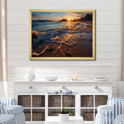 " Beach Photo Sunset Serenade V "