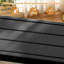 Heavy Duty Iron Outdoor Bar Table, Weather-resistant Counter Height Table For Patio Garden Yard Poolside