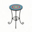 Table d'appoint de patio avec tablette