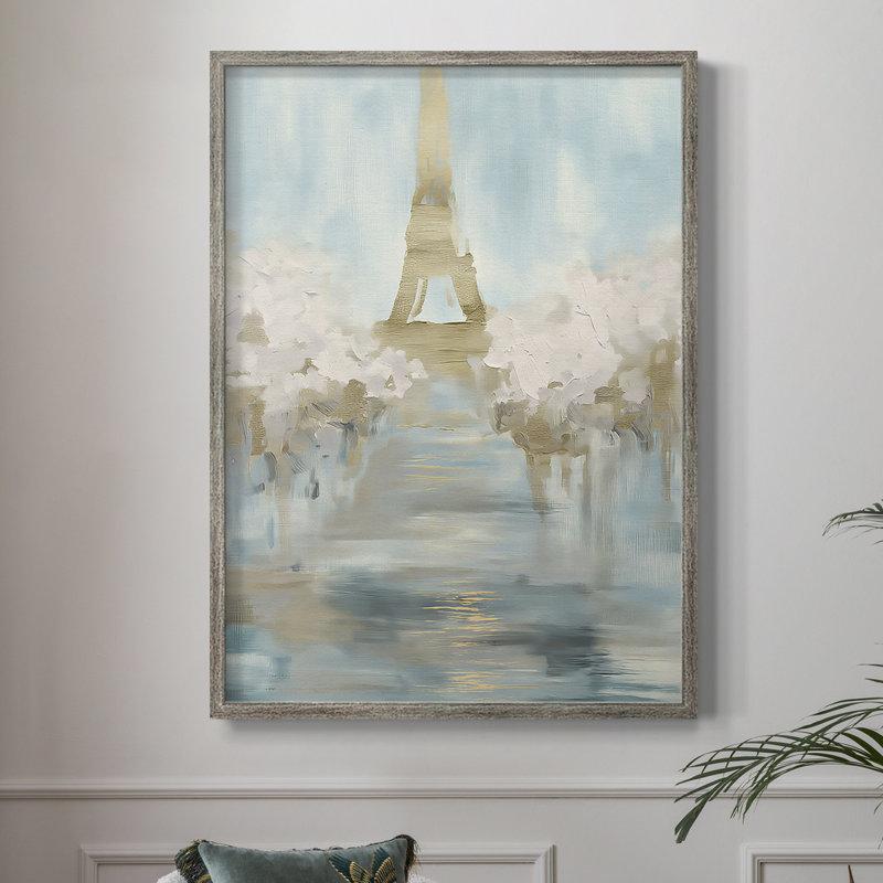 Reproduction encadrée FLORAL Series Dxxvii - bois massif, H 15 po x l 12 po