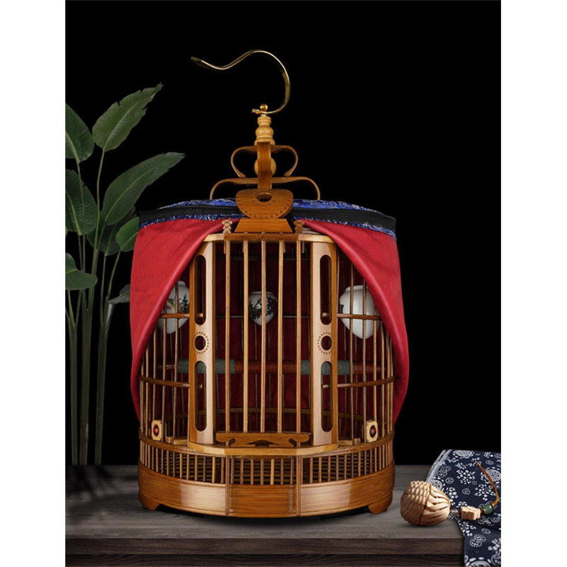 Cage à oiseaux Ganae, H 17 po x l 12 po x P 12 po