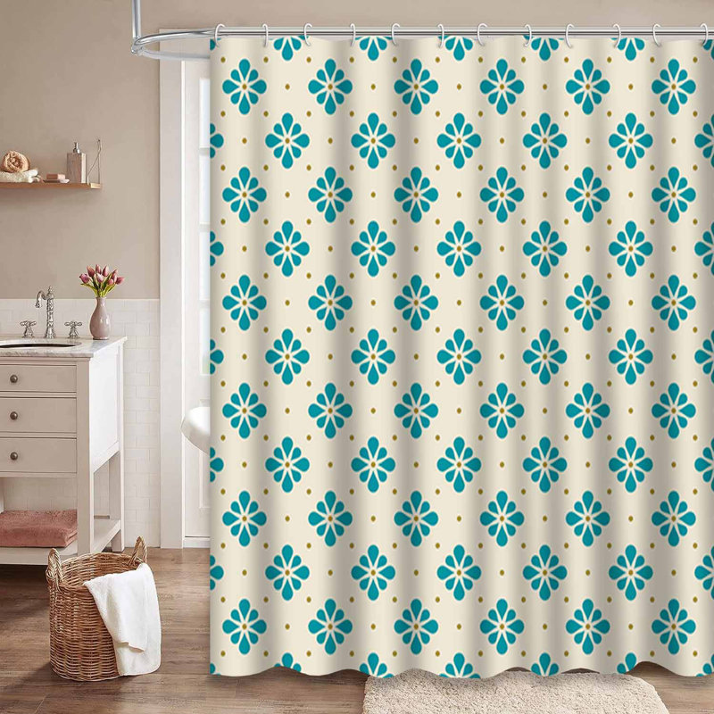 Rideau de douche Floral, L 72 po x l 84 po