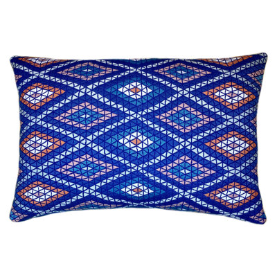  Coussin lombaire géométrique Sunbrella® Mosaic Tile