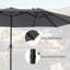 Parasol de marché 15 pi avec base-1433896623