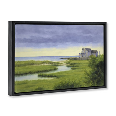 Marshside Serenity on Cape Floating Frame, design by Grotto Studios