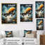 Orange Aerodynamics Plane - Plane Canvas Prints-906348675-906348686