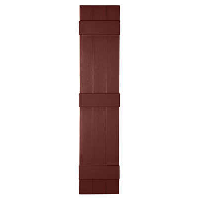 Custom 3 Board Closed BNB Shutters