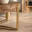 31.29"Modern Retro Splicing Round Coffee Table,Fir Wood Table Top With Cross Legs Base-2030512751-2030512750
