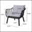 Huron Outdoor PP Club Chair, Set Of 2, Durable And Weather-Resistant For Modern Outdoor Living-479600671-479600664