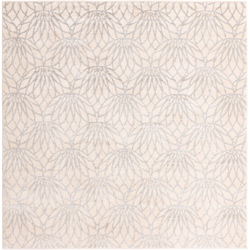 Glitzy Ikat Indoor Rug, Square 7'10"