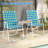 Metal Folding Widen Beach Chair(Set Of 1)-1381861417