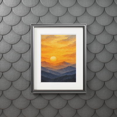 Clinkscales Single Picture Frame Print