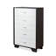 Coffre ACME Eloy, blanc et espresso-23333043