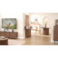 57'' Console Table With Tambour Design, Extra Long Sofa Table For Hallway, Entryway, Living Room-886477273