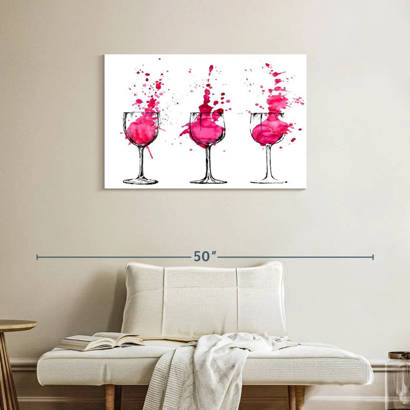 Yarlin vin de couleur, H 24 po x l 36 po