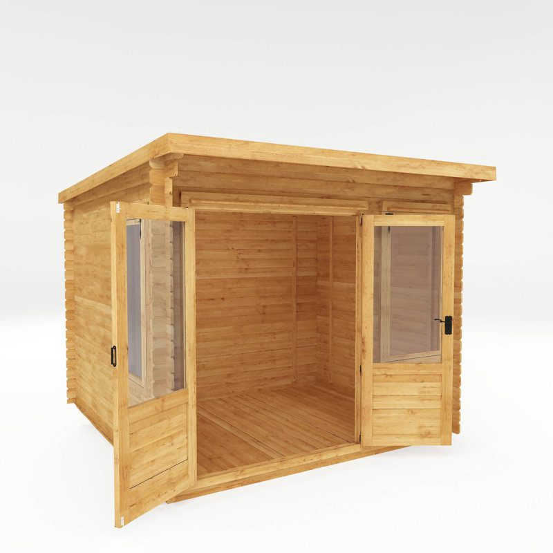 Mercia 10ft x 10ft Pent Log Cabin (19mm)