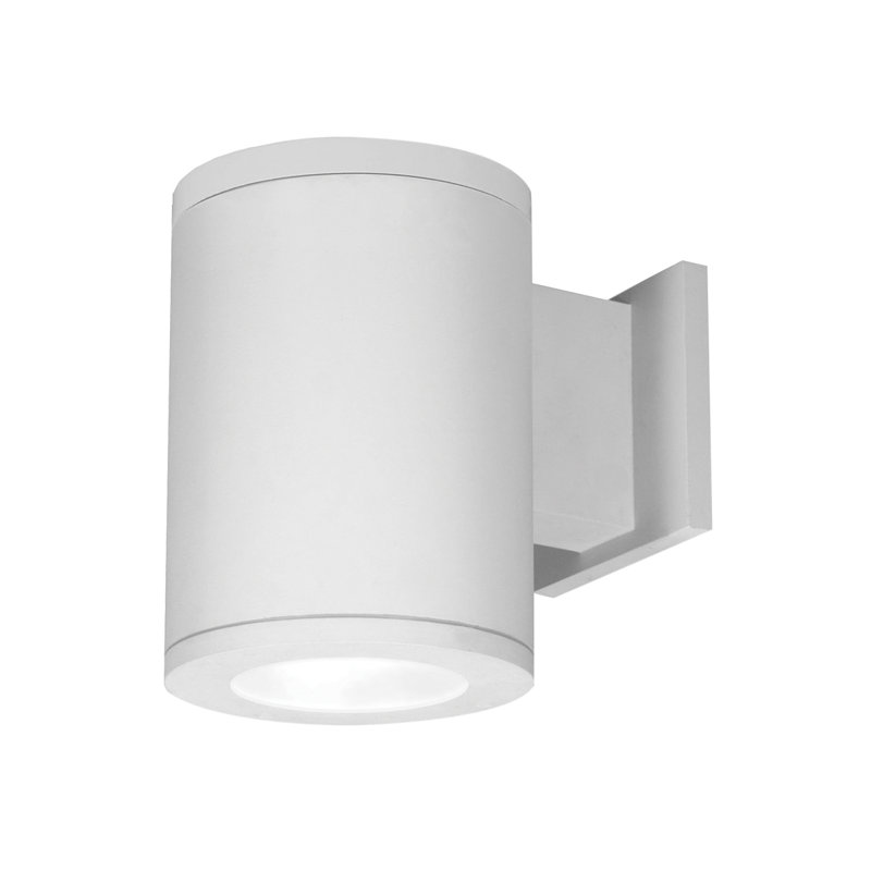Tube Architectural 1 - Light LED Outdoor Armed Sconce, White, Narrow/Straight Up and Down, 2700K/85
