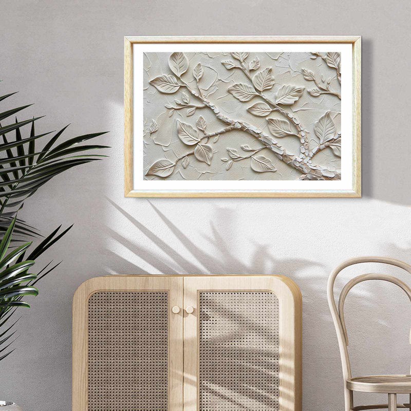 Élégante peinture décorative en panneau de fibres à densité moyenne, 16,5 po x 24,4 po | Cadre 100% bois massif (épaisseur: 0,8 pouce), œuvre d'art imprimée aux UV sur panneau de fibres à densité moyenne à 100% (épaisseur: 0,1 pouce) | Parfait pour la décoration intérieure, le salon et le bureau