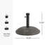 Parasol rond extérieur Ander 68 lb brun
