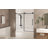 Frameless Shower Door With Clear Tempered Glass, Explosion Proof Film, And Stainless Steel Handle For Modern Bathrooms, Shower Door-123698804