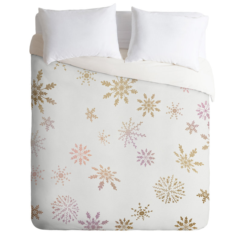 Farmhouse / Country Floral Duvet Cover, King Duvet Cover + 2 Shams